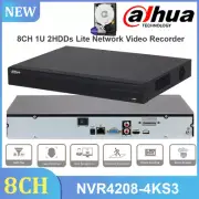 Dahua NVR4208-4KS3 NVR 8CH H.265+ 12MP Network Video Recorder 2SATA SMD Plus