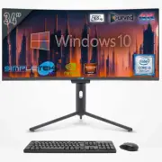 Aio All IN One I5 34 " Curved 4k Windows 10 16gb 480gb Gtx1650 Gaming Editing PC