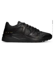 Common Projects Black Track Technical Sneakers, Mens US12, NWB