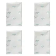 4x Cotton Stonewash 45cm Square Table Napkin Reusable Dining Tablecloth Bee Blue