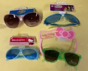 Hello Kitty Girls Sunglasses 100% UV Kids 4 Pair Wizards Of Waverly Place Disney