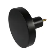 Adoored Black Disc Robe Hook