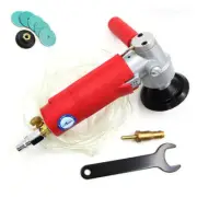 Water Jet Pneumatic Grinder Marble Jade Stone Floor Air Polisher Sander Tools