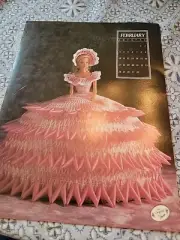 Annie's Attic Antebellum Fashion Doll Dress Crochet Pattern Miss February 1991