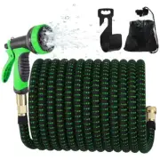 Garden Hose 100 ft and Nozzle,Garden Hose Expandable Heavy Duty, Retractable 8