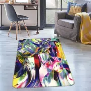 3D Abstract Colorful Texture NAO8512 Game Rug Mat Elegant Photo Carpet Mat Fay