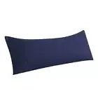 Body Pillow Cover, Ultra Soft Microfiber Pillowcases, Breathable BODY Navy