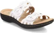 Clarks Women's, Laurieann Dusk Sandal 8.5, White
