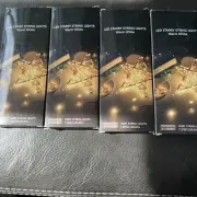 4 Packs 20 LED 6.6ft Battery Operated Mini LED Copper Wire String Fairy Lights