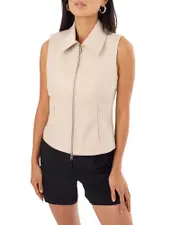 Lamarque Charlie Leather Vest