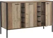 Mascot Wine Cabinet Oak Colour