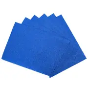 6 Pack 10.83 x 8.46" 2mm Thickness EVA Foam Sheets for Arts Dark Blue Glitter