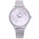 NATURALLY JOJO 綻放花朵時尚米蘭風格腕錶-銀色-JO96985-80F