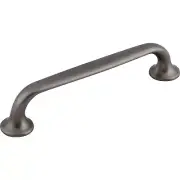 Top Knobs TK594AG Oculus Oval Pull 5 1/16" (c-c) Ash Gray