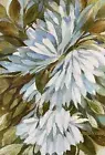 Pamela Wilhelm Watercolor 7”x10” Original Blooming Tree White Plumes Green Leaf
