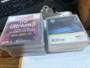 LOT 0F 5 MIXED Ultrium 3 DATA CARTRIDGE /2x HP RW /3x MAXELL/ NEW SEALED