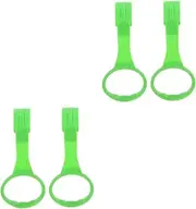 VICASKY 2 Pairs Infant Pull up Bar Baby Bed Pull Rings Playpen Accessories Bright Colors Easy to Use for Baby's Standing Practice