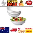 Set of 6 Ceramic Soup Bowls, 8" Porcelain Salad & Pasta Serving Bowls