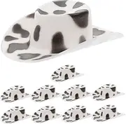 SUPVOX 10Pcs Miniature Cowboy Hats for Dolls Tiny Doll Dress Up Accessories Mini Hat for Dollhouse Play and Costumes