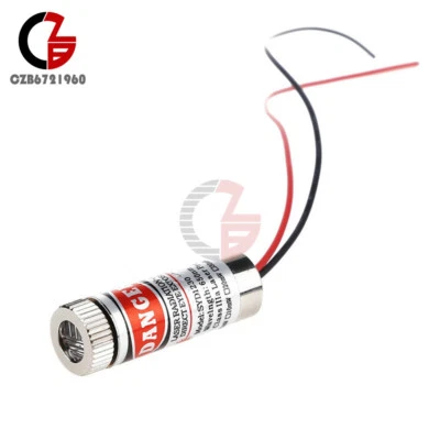 Red Line Laser Module 5mW 650nm Focus Adjustable Laser Head 5V Laser Module