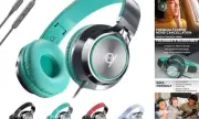 CL750 Wired Headphones with Mic & Volume Control — Noise Isolating On-Ear