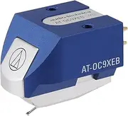 Audio Technica AT-OC9XEB Dual Moving Coil Cartridge with Elliptical Stylus 1/2" Mount Includes Mounting Harware and Brush (Blue/Silver)