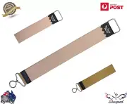 Professional Barber Real Leather Strop Straight Razor Sharpening Shaving Belt