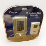 Oregon Scientific RAR186 Wireless Indoor Outdoor Thermometer w/ Dual Alarm Clock