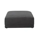 [James Lane] Amelia Ottoman Isla Warm Charcoal - 100cm x 100cm