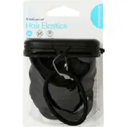 Brilliant Basics Black Hair Elastics - 24 Pack