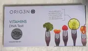 ORIG3N Genetic Home Mini DNA Test Kit, Vitamins collection kit NEW, SEALED