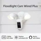Ring - Floodlight Cam Plus Outdoor Wired 1080p Surveillance White