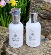 MOLTON BROWN 2 x 100 ml Body & Hand Lotion Pink Pepper Gingerlily Plastic Bottle