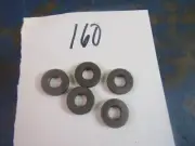 STEEL 5 PK CAM CHEST .160 BREATHER GEAR THRUSH WASHER SHIM HARLEY FL FX 1979-82