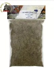 WWScenics WSG4-040 Refill 1000ml 4mm Patchy Static Grass - 100g