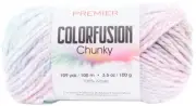 Premier Colorfusion Chunky Yarn-Salt Water Taffy