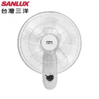 在飛比找momo購物網優惠-【SANLUX 台灣三洋】14吋DC遙控壁掛扇(SBF-W1