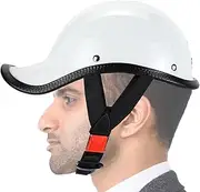 [Generic] Motorcycle Hard Hat, Half Bicycles Caps Shock Absorbing Hard Hat for Skating, Road Cycling Gear, Stylish Baseball Caps Sunshade for Families, Motorcycle Lovers