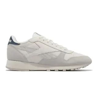 【REEBOK】休閒鞋 Classic Leather 男鞋 女鞋 白 藍 麂皮 皮革 復古 經典(100032773)