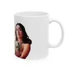 White Lotus inspired Humorous Ceramic Mug with Quirky Design, Funny Gift