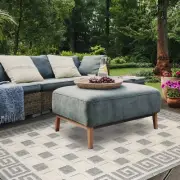 Scandinavian Indoor Outdoor Rug Decor Carpet Geometric Greek Key Large Area Rugs