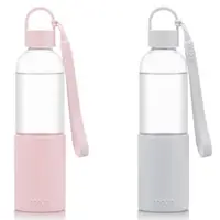 在飛比找蝦皮購物優惠-BODUM 玻璃隨身水瓶 兩件組 矽膠瓶套 水瓶 隨身瓶 玻