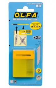 OLFA 6mm Multi Purpose Art Knife Blade Set, 25 Blades (KB) B0006O87T6