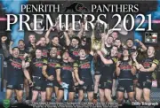 PENRITH PANTHERS NRL TEAM PLAYERS POSTER, BARGAIN RUGBY,+ feedbacks,1