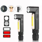 Rechargeable LED Flashlight Multifunctional Magnetic Base 360 Degree Rotate IP65 Mini Working Lamp Car Repair Work Light