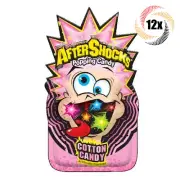 12x Packs AfterShocks Tasty Cotton Candy Flavored Popping Novelty Candy | .33oz
