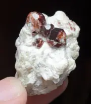 Very Nice Luster Quality Garnet with Feldspar Matrix Specimen Afghan 77 Carat