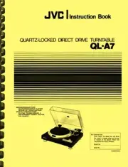 JVC QL-A7 Direct Drive Turntable 2-IN-1 OWNER'S MANUAL and SERVICE MANUAL