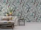 3D Floral Seamless Wallpaper Wall Mural Removable Self-adhesive 199