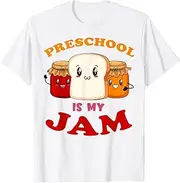 [VidiAmazing] Funny Preschool is My Jam Back to School Kids ds645 T-Shirt